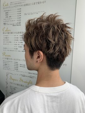 クオリス 上板橋店(QUALIS) メンズ/メンズショート/ハイライト/束感ショート/刈り上げ