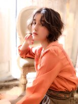 髪質改善と縮毛矯正の専門店 サンティエ(scintiller)&nbsp;【弱酸性ナチュラルパーマ】ショートパーマで透け感☆