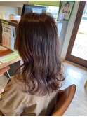 ナチュラル艶ブラウン