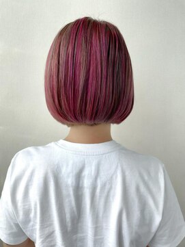 トータルビューティーハウス フラップ ミチ 野田店(total beauty house flap MICHI) 【flap MICHI島田和也】ハイライトピンクベージュ