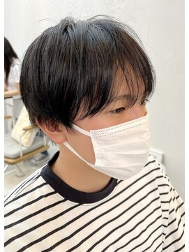 ロミーオム 本厚木(ROMMY. Homme) シースルーバング☆マッシュ、センターパート◎ロミーオム