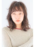 ゆるふわ大人可愛いこなれミディ/セミロング20代30代40代