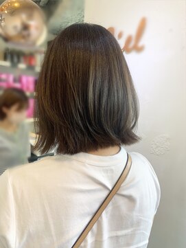シエルバイアフロート(ciel by afloat) 〇オリーブグレージュ ブリーチなし くびれヘア