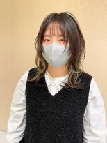 オリーブスバイネオリーブ(Olive's by neolive)&nbsp;＊ミディアムウルフ＊(くびれヘア/顔周りカット/根元パーマ)
