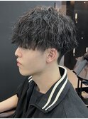 強めツイスパ/マッシュ_上原子