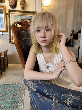 サンド 鹿児島中央(sand) @sei___sandイメチェン/ウルフカット/鹿児島中央駅