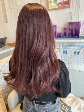 ラグーン(LAGOON) おしゃれ見え/ブリーチカラー/ピンク/パープル/暖色系