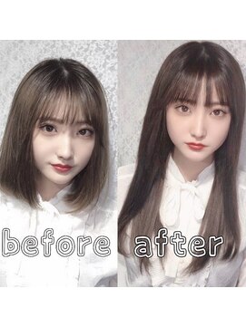 ヘアアンドメイク サファイア 豊橋店(ヘア&メイク SAPPHIRE) #インナー#プルエクステ#100本#変身