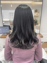 アピッシュ アオヤマ(apish AOYAMA)&nbsp;ミディアムmixコテ巻きパーマ