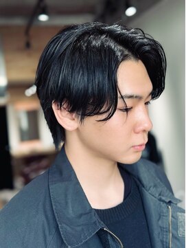 クオル 立川(QOL) センターパートニュアンスパーマ毛流れパーマカルマパーマ