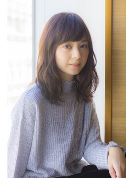 ラフ フロム ガーデン(Laf from GARDEN) 寺尾拓巳　大人かわいいラベージュくびれヘアパーマミディアム