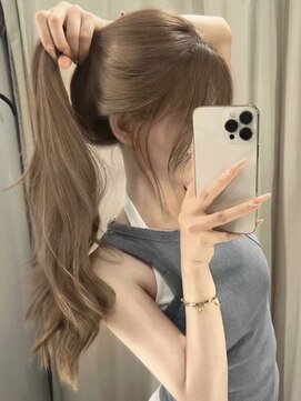 ロンド ジュルード 名古屋(Lond jeloud) 結んでも透けるマロンベージュ♪