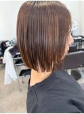 切りっぱなしボブ