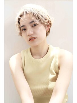 アムネシア たまプラーザ(AMNESIA) 透明感カラー/耳かけボブ/シャギーボブ