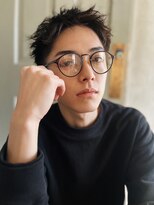ベル 表参道Terrace(Belle)&nbsp;メガネに合うメンズヘア　ベリーショート