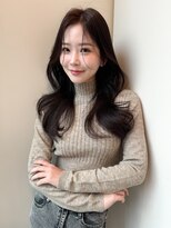 シックスバイギンザロンド 名古屋(six by ginza Lond)&nbsp;韓国ヘア　センターパート　前髪　黒髪