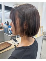 ゴットラトゥール(GOTTO LATOUR)&nbsp;ミニボブ/ボブヘアー/きりっぱなしボブ/暗髪/グレージュ