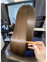 アールサロンプラスキャスパ 自由が丘(Rrsalon+CASPA) 《髪質改善》R.HASエクソソーム水素トリートメント+カラー