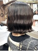#波巻きパーマ #ボブパーマ #パーマ #コテ巻き風パーマ