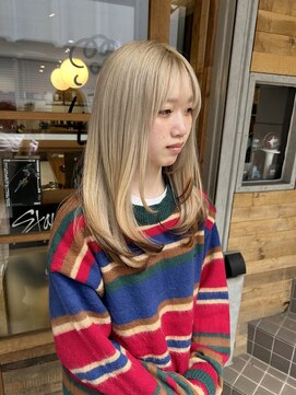 ゼロヨンハチ(048) 毛先カラー×biscos