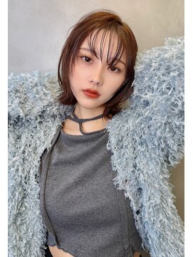 ロンドプロフィール 浦和(Lond profil) イメチェン　ボブ　外ハネボブ　美髪　ホワイトブロンド　韓国