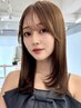 韓国風カット+透明感カラー+オージュアTr【幡ヶ谷/新宿/韓国/レイヤー】