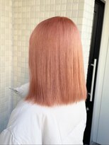 ユウル 横浜(juhl.)&nbsp;コーラルオレンジビタミンカラーブリーチダブルカラー横浜横浜駅