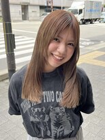 エヌ 烏丸(enu)&nbsp;ベージュ＋レイヤーロング/山之内/enu烏丸/京都美容室