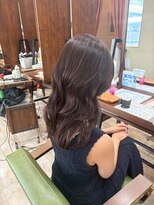 ピンキーウエスト&nbsp;福島*ブリーチなしダブルカラー白髪ぼかし*小顔カット縮毛矯正