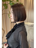 メゾンイデアル(maison Ideal)&nbsp;ボブ/ミニボブ/切りっぱなしボブ/前下がり/前下がりボブ/韓国