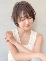 ロンドエニカ 大宮(Lond enika)&nbsp;グランマッシュ/細めハイライト/ショート/白髪ぼかし/前髪☆76