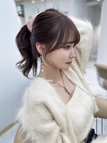 キティー サカエ(kiti SAKAE)&nbsp;ベージュ/レイヤーカット/ハッシュカット/栄