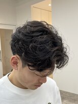 フィフスパーク(fifth PARK) 渋谷センターパート色気フェザーパーマ毛流れニュアンスパーマ