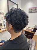 メンズパーマスタイル