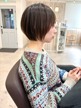 ソヨン 平塚店(SOYON) 丸みショート/ココアブラウン/平塚ショート/脱白髪染め