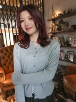 トレンチ(TRENCH)&nbsp;【TSUJI】ブリーチ無し ダブルカラー レイヤー 黒髪卒業