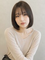 オウル(Owll)&nbsp;＊ブラウンベージュ大人可愛い顎下 2cm内巻きナチュラルボブ＊
