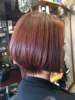 オーバーキャプテンネイキッド(OVER CAPTAIN NAKED)&nbsp;ピンクカラー＊ショートボブ