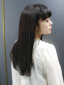 ルティア(Lutia) さらつや ナチュラル縮毛矯正 黒髪スタイル★★