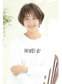 ヘアカタログにも掲載★大人カジュアルなクセ毛ショート[箕面]