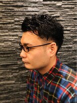 プレミアムバーバー 原宿店(PREMIUM BARBER produce by HIRO GINZA)&nbsp;緩めツイストスパイラル×ツーブロック