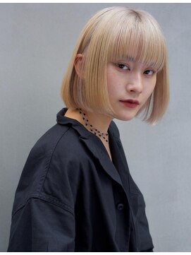 デコ(DECO) 【DECO・呉 等至】ペールパープル☆インナーカラー ボブ