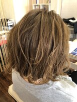 フェアリー 笹沖店 (fairy Sasaoki)&nbsp;ハイトーンゆるふわボブ