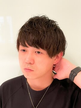 ザバーバー 東京(THE BARBER) ソフトツイストパーマ　メンズマッシュスタイル