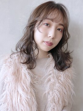 アイティーバイアルバム 藤沢店(IT by ALBUM) ナチュラルウルフ_マッシュショートカーキグレージュ_8442