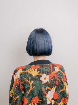 フィッツコア(FITS CORE) ネイビーブルー・艶髪・髪質改善・ボブ