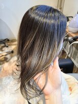 ヘアサロン フラット(hair salon flat) 韓国風透明感シャドールーツハイライトツヤ髪グラデーション