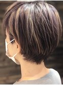 お洒落なグレーヘアー