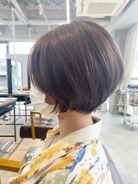 ザコーストバイネオリーブ 辻堂店(The coast by neolive) 丸みショート　美シルエット　バレイヤージュ