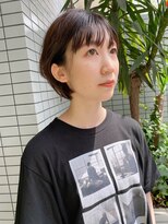 モリオ フロム ロンドン 大宮2号店(morio from London) 【なかじま ひびき】ナチュラルショートボブ